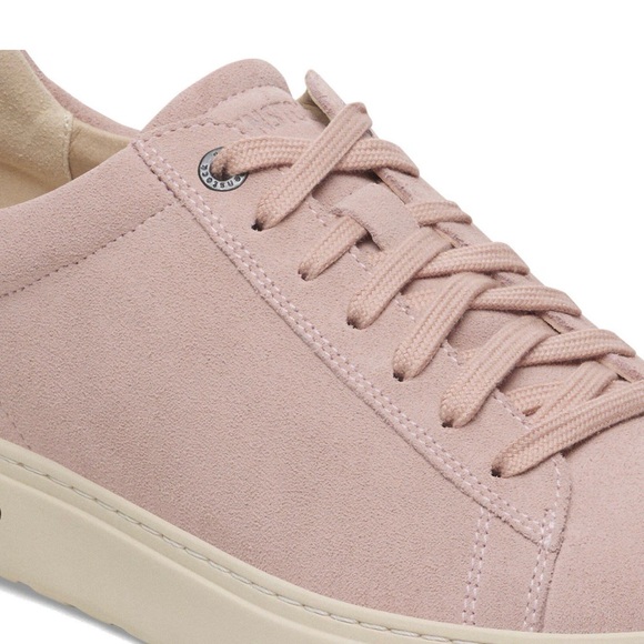 Birkenstock Shoes - Women's Pink Suede Sneakers